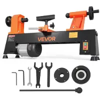 Vevor Drechselbank 254 x 465 mm 1/2 PS Tischdrehbank mit 5 Drehzahlstufen