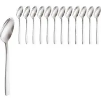 WAS Kaffeelöffel Hamburg, 13,5 cm, Edelstahl 18/10, silber poliert, 12 Stück