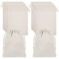 Sonstiges 24 Stoffsäckchen 13x18 cm mit Zugband zum Befüllen für Adventskalender und Geschenke