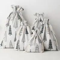 Sonstiges Jutesäckchen Adventskalender 16 Stück 17x23 cm Natur mit Kordelzug