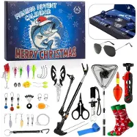 Sonstiges Adventskalender Angeln 2026 24 Tage Angelzubehör Geschenk für Männer Jungen