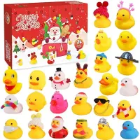 Sonstiges Adventskalender Enten 2026 mit 24 Gummienten für Weihnachten