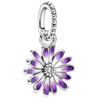 Sonstiges Bead Charm Kirschblüten Gänseblümchen Lila für Damen