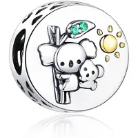 Sonstiges Bead Charms Kirschblüten Koala Mutter Kind für Damen