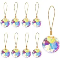 Sonstiges 12 Stück Kristall Weihnachtsbaumschmuck Anhänger 3cm Durchmesser