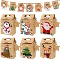 Sonstiges Adventskalender zum Befüllen 24 Stück Kraftpapier mit Schnur & Anhängern Braun