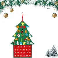 Sonstiges Adventskalender Filz 24 Taschen Wandbehang 55 x 92 cm Weihnachtsdeko