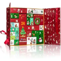 Sonstiges Adventskalender zum Befüllen mit 24 Boxen Rot 33x30x8,5 cm