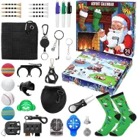 Sonstiges Golf Adventskalender 2026 für Männer, 24 Tage Weihnachtsgeschenke mit Golf Zubehör