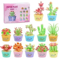 Sonstiges Adventskalender 2026 Mini Bausteine 12 Tage Blumen