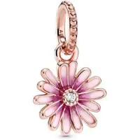 Sonstiges Bead Charm Kirschblüten Gänseblümchen rosévergoldet kompatibel mit Pandora