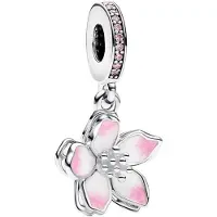 Sonstiges Kirschblüten Bead Charms für Damen pink kompatibel mit Pandora