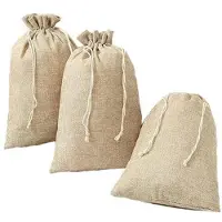 Sonstiges Jutesäckchen 5 Stück 30x40cm Beige Geschenksäckchen Adventskalender