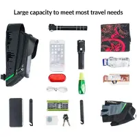 RockBros 029-1Bk Fahrradtasche Für Rahmen Mit Handyhülle - Schwarz