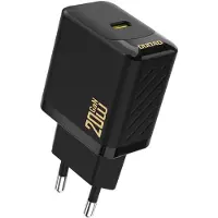 Dudao A26EU Adapter 20Watt GaN 1xUSB-C Sort
