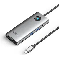 ORICO PW11 8-in-1 USB-C Dockingstation (2x USB-A 3.0, 1x USB-C PD 100W, 1x HDMI 4K 60Hz