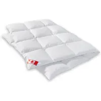 Künsemüller Daunenbettdecke, „4x6 Canada Ultra Warm“ mit 2,5 cm Steg, 90% Daunen