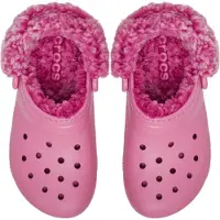 Crocs Pantoletten Classic Fleece Lined Clog K 212856 Rosa