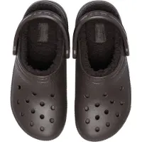 Crocs Classic Fuzz Lined Clog Slip-ons Senior 33-34