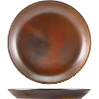 Genware Terra Porcelain Rustic Kupfer Coupeteller 19 Cm