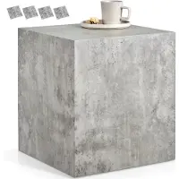 TecTake Couchtisch Lasley inkl. Bodenschoner, Belastbarkeit 45 kg