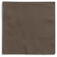 Mank Serviette in Braun aus Tissue 3-lagig, 33 x 33 cm, 100 Stück