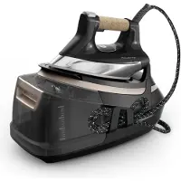 Rowenta Eco Steam Pro, Dampfbügelstation mit Druckdampf, 2800 W, 600 g/min, Microsteam 400 HD 3De Laser-Grundplatte, 8 bar, 1,3 l