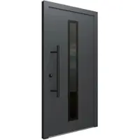 FM Türen AS68 Modell 21 1100 x 2100 Anthrazit Links Innen Beschläge Set 13 Glas 09