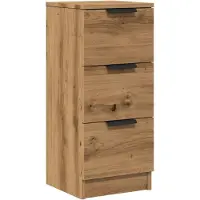 vidaXL Sideboard Artisan-Eiche 30x30x70 cm Holzwerkstoff