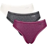 Sloggi "GO Crush" mit Spitzendetails, Multipack, hoher Beinausschnitt