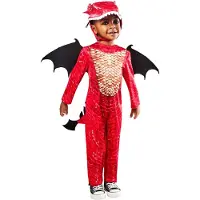 Metamorph Roter Feuerdrache Karnevalskostüm Kinder Fasching