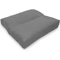 NYVI Loungekissen SunLounge Outdoor 40x40 cm Grau- Wasserabweisend, Schmutzabweisend, Bequem, für Stühle, Bänke, Boden