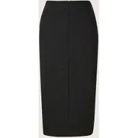 MADELEINE Bleistiftrock "Rock Bleistiftrock aus Jersey", Damen, Gr. 34, schwarz (bleigrau, melange), Modern, slim fit, Röcke Bleistiftrock