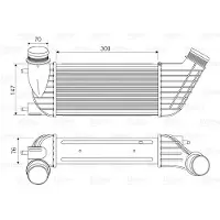 Valeo Ladeluftkühler 818651 für FIAT LANCIA PEUGEOT