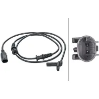 Hella Sensor, Raddrehzahl 6pu012679951 Vorderachse für MERCEDES-BENZ
