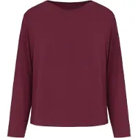 Hunkemoller Schlafshirt Langarm Jersey Lila