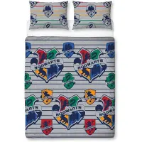 Harry Potter - Bettwäsche-Set "Brave" AG2933 (Doppelbett) (Grau/Bunt)