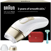 Braun IPL-Haarentferner "Silk-expert Pro 5 PL5221 (Modell 2026) PL5157 (Modell 2025)" 400.000 Lichtimpulse Skin Pro 2.0 Sensor