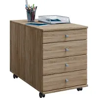 VCM Rollcontainer | Beistellcontainer mit Schubladen | Maße ca. H. 57 x B. 42 x T. 75 cm | Bürocontainer – Lona
