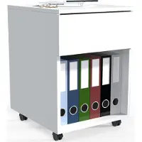 VCM Rollcontainer | Beistellcontainer mit Schubladen | Maße ca. H. 55 x B. 39 x T. 45 cm | Bürocontainer - Dalosa 1 Schublade