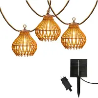 Lumisky Hybrid Solar Lichterkette ROTILIA 8m