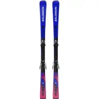 Salomon - Ski Set inkl. Bdg. - Skis de piste - Equipe 8 + M11 GW 2027 für Herren aus Holz - Größe 170 cm - Grün
