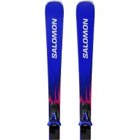 Salomon - Ski Set inkl. Bdg. - Skis de piste - Equipe SL 10 + MI12 GW 2027 für Herren aus Holz - Größe 160 cm - Blau