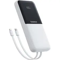 Baseus Powerbank 10000mAh 22,5W USB-C & USB-A mit integrierten Kabeln