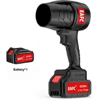 StarTech.com Kabelloser elektrischer Laubbläser - Turboluftgebläse - 350 W - 1 Akku - EU-Stecker - Zum Trocknen, Laub- und Staubblasen