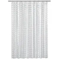 Euroshowers Duschvorhang 3D EVA 180 x 200 cm Transparent
