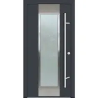 FM Türen AS68 Modell 08 1100 x2100 Anthrazit Rechts Innen Beschläge Set 01
