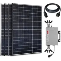 Jet-Line Premium PV-Anlage 1660 W/4x415W mit 1600 W Wechselrichter Drosselbar auf 800W WiFi Smart