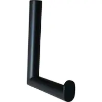 Simausrom Garderobenhaken Leon 140x100 mm Ø 20 mm Stahl Schwarz Matt