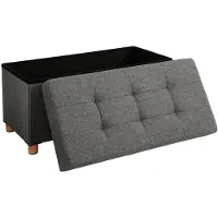 Songmics Bettbank , grau , Maße (cm): B: 76 H: 40